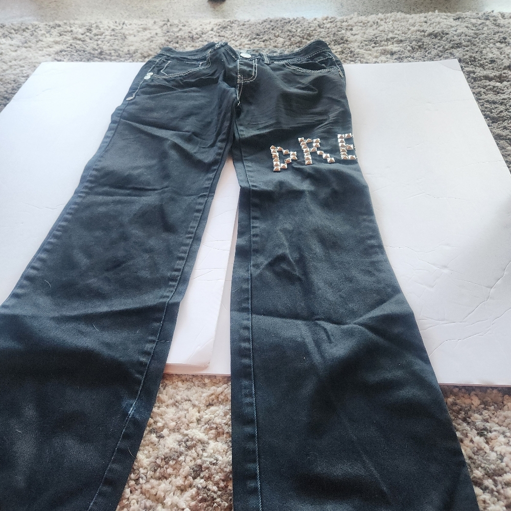 Men's Black Straight Jeans